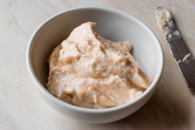 Balık yumurta Yapıştır Tarama yapılan havyar ile / Taramasalata