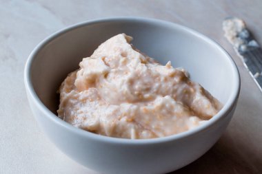 Balık yumurta Yapıştır Tarama yapılan havyar ile / Taramasalata