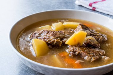 Türk Kuzu Haslama / Kuzu güveç patates ve havuç ile