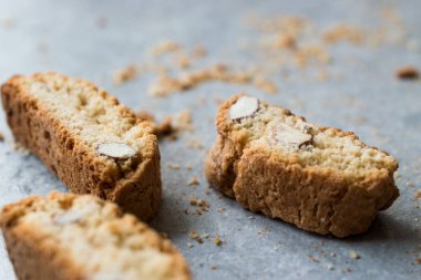 Bisküvi / badem ile Cantuccini kurabiye Bisküvi / Kurabiye.