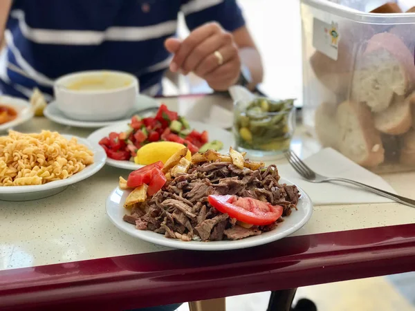 Türk et gıda Hünkar bölümü / Kebap. — Stok fotoğraf