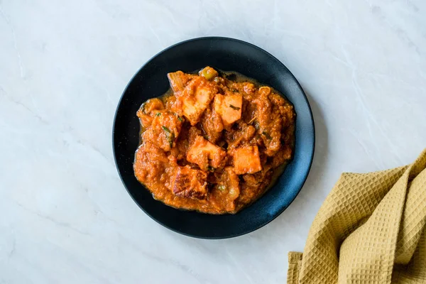 Indian Food Paneer Butter Tikka Masala / Cheese Cottage Curry. Aliments traditionnels biologiques . — Photo