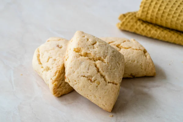 Biscuits Maison Marocains Festifs Ghriba Bahla Biscuits Snacks Sucrés Biologiques — Photo