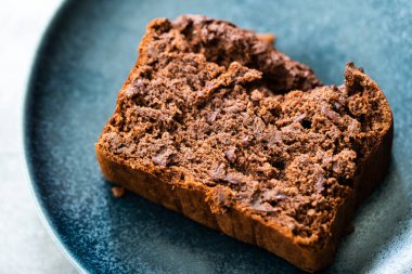 Sağlıklı Organik Ev Yapımı Vegan Tatlısı Böbrek Fasulyeli Meksikalı Brownie. Glütensiz ve şekersiz. Yemeye hazır..