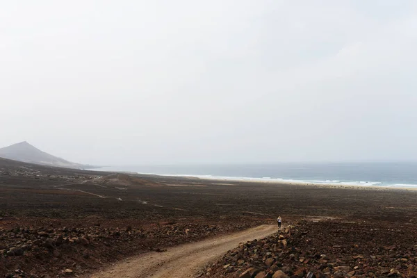 Scenic Winding Road Ocean Shore — Stock Photo, Image