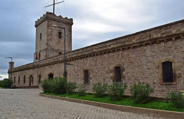 Kasteel van montjuic — Stockfoto