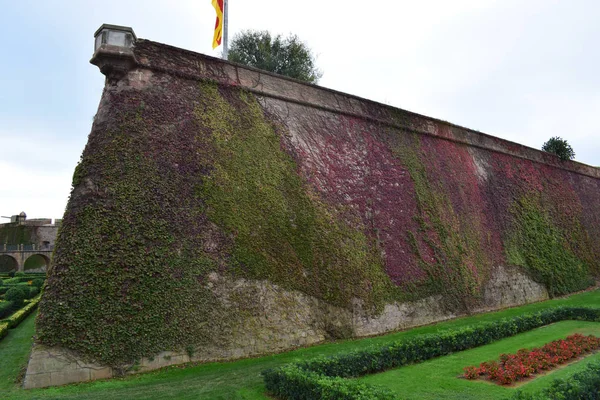 Jardins do Castelo de Monjuic — Fotografia de Stock