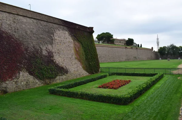 Jardins do Castelo de Monjuic — Fotografia de Stock