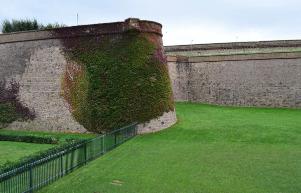 Jardins do Castelo de Monjuic — Fotografia de Stock