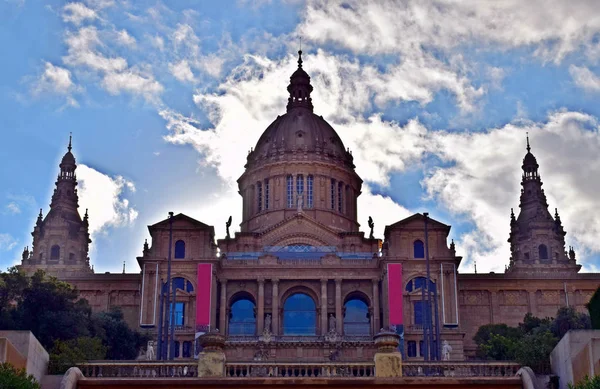 Nationale Paleis van Barcelona details — Stockfoto