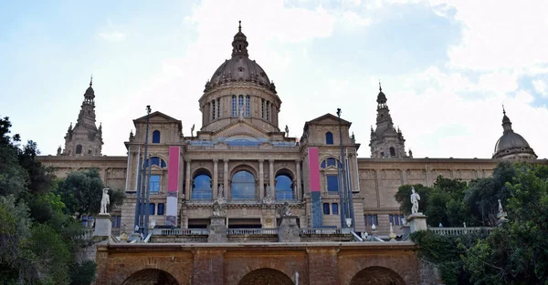 Nationaal Paleis in Barcelona. — Stockfoto