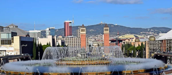 Caratteri di colore Montjuic — Foto Stock