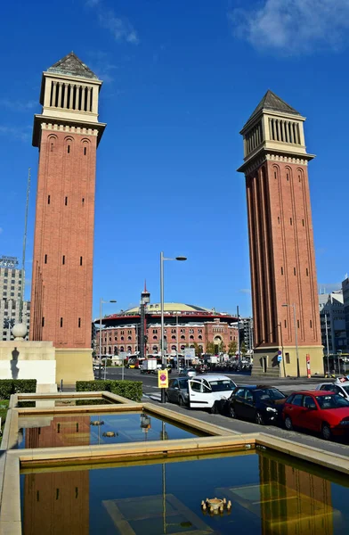 Torres venecianas en Barcelona — Foto de Stock