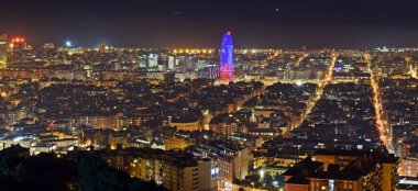 Panoramik gece şehirler