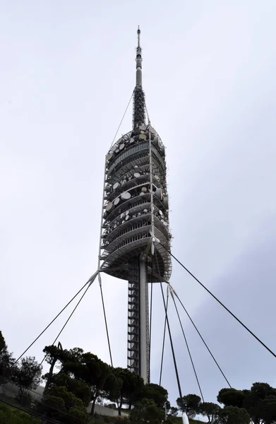 Телекоммуникационная башня Collserola — стоковое фото