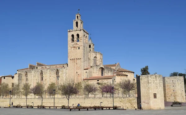 Mosteiro de San Cugat — Fotografia de Stock