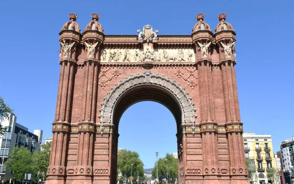Vítězný oblouk Barcelona — Stock fotografie