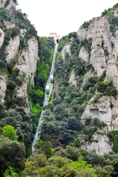 Montserrat rocky mountain, Virgin de montserrat — 스톡 사진