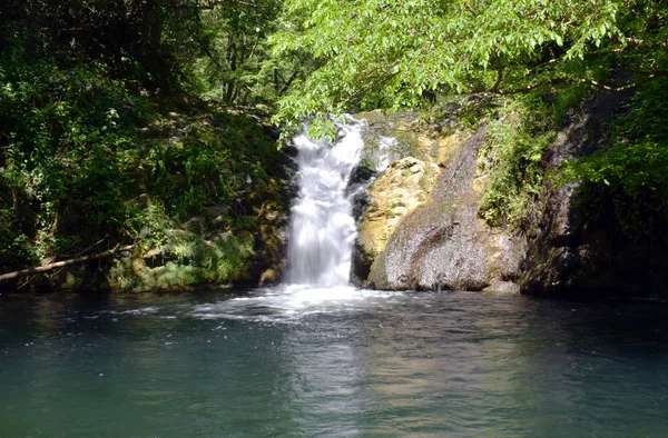 Water falls waterfalls in full nature