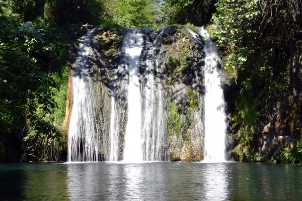 Water falls waterfalls in full nature