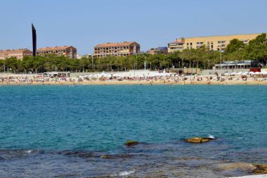 Plajları Akdeniz Barcelona