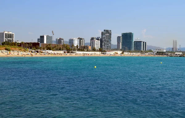 Playas del Mediterráneo Barcelona — Foto de Stock