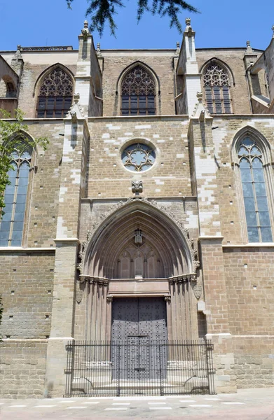 Colegiata Basílica de Santa María del Alba (Manresa ) — Foto de Stock