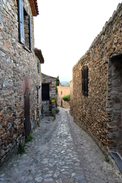 Piccolo Castellnou Popolo di montagna — Foto Stock