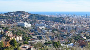 Dağ Collserola akciğer Barselona 