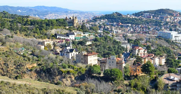 Dağ Collserola akciğer Barselona 