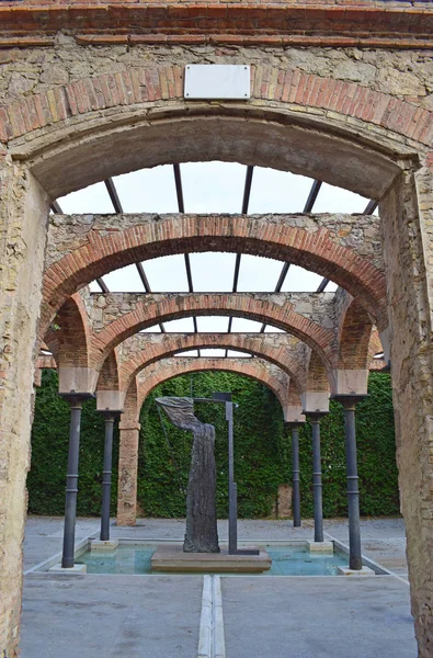 Arcos Arquitectónicos Parque Público Clot Barcelona —  Fotos de Stock