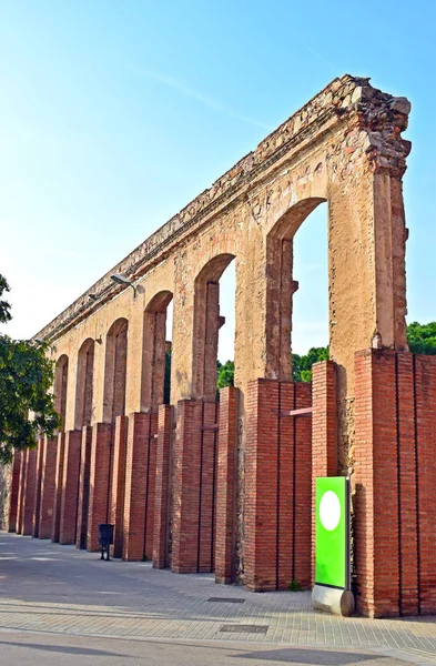Aquaduct Clot Openbaar Park Barcelona — Stockfoto