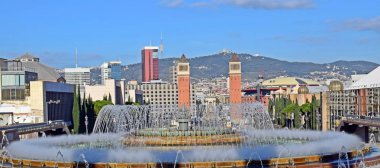 Barselona 'da monjuik Çeşme