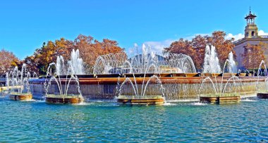 Barselona 'da monjuik Çeşme