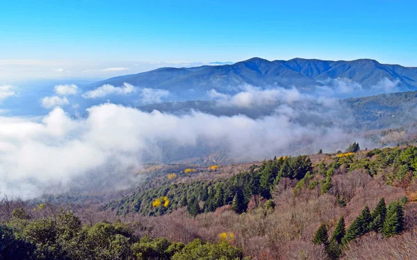 Cloud Landscapes Mountains Montseny Barcelona — Stock Photo, Image