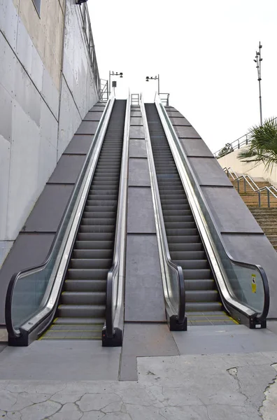 Rolltreppe Auf Der Straße Von Barcelona — Stockfoto