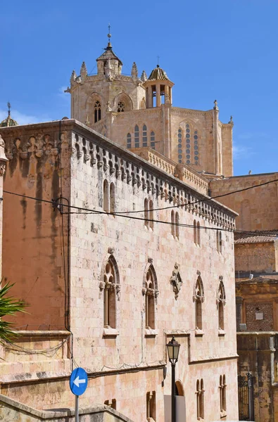 Středověká Architektura Španělsko Tarragona — Stock fotografie