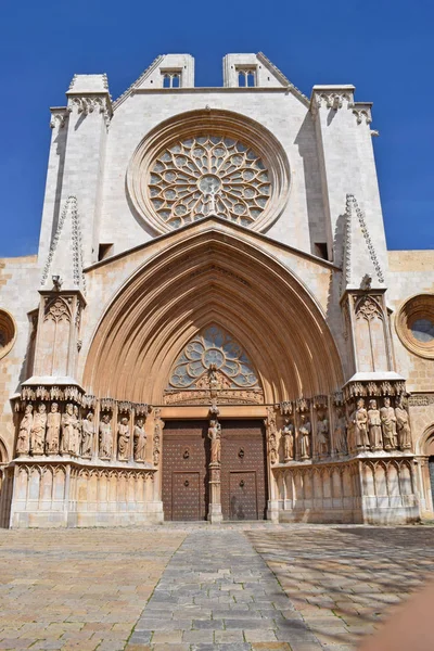 Arquitetura Medieval Tarragona Espanha — Fotografia de Stock
