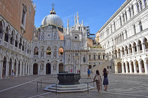 Дворец Дожей Венеции Италии Europ — стоковое фото