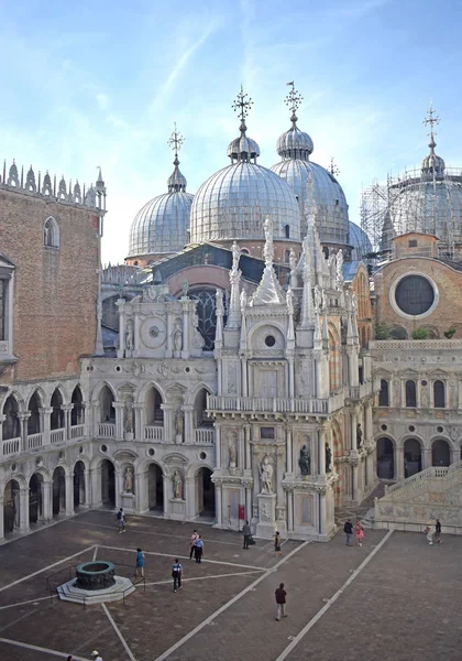 Дворец Дожей Венеции Италии Europ — стоковое фото