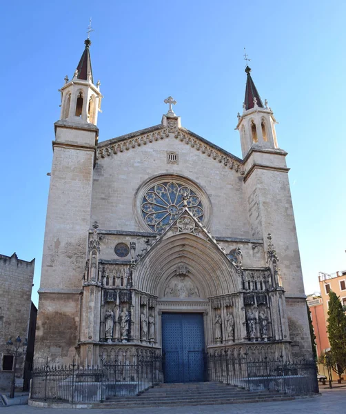 Iglesia Santa Maria Vilafranca Barcelona España — Foto de Stock