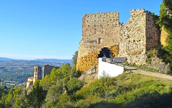 Castelo Gelida Província Barcelona — Fotografia de Stock