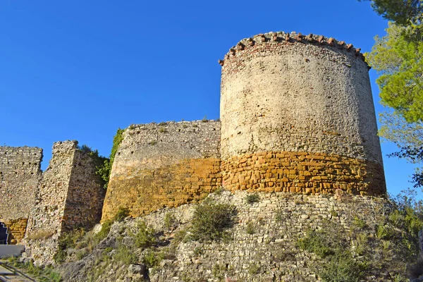 Κάστρο Gelida Στην Επαρχία Της Βαρκελώνης — Φωτογραφία Αρχείου