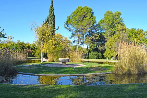 Offentlig Park Provinsen Barcelona Spai — Stockfoto