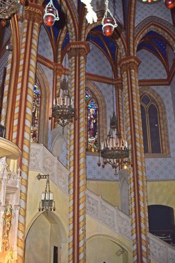Santuario de la Misericordia 'nın içinde, Canet de Mar Barcelona İspanya' da
