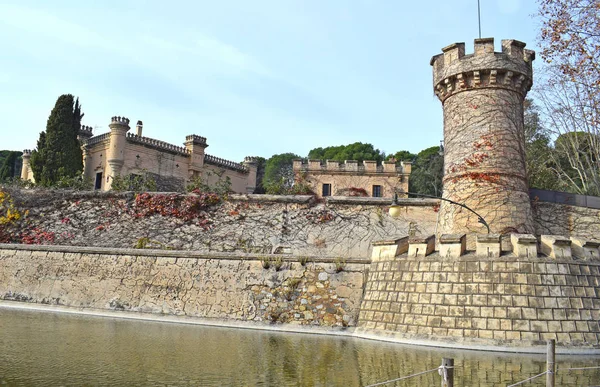 Castelo Jalpi Arenys Munt Barcelona Espanha — Fotografia de Stock