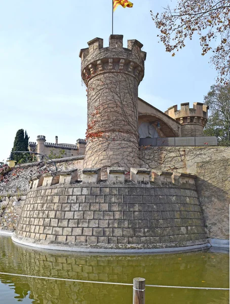 Castelo Jalpi Arenys Munt Barcelona Espanha — Fotografia de Stock