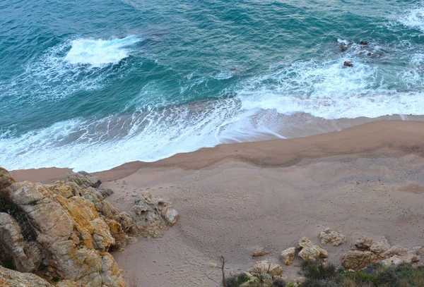 Calella Beach Barcelona Spain — 스톡 사진