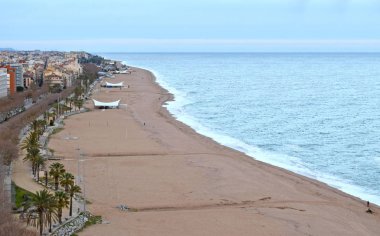 Calella Plajı, Barselona Spai