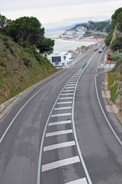 Landscapes Calella Costa Catalunya Spanyol — Stok Foto